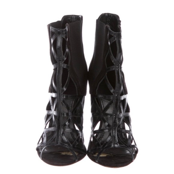 Givenchy Laser BirdCage Cut Out Ankle boot heels - Picture 3 of 15